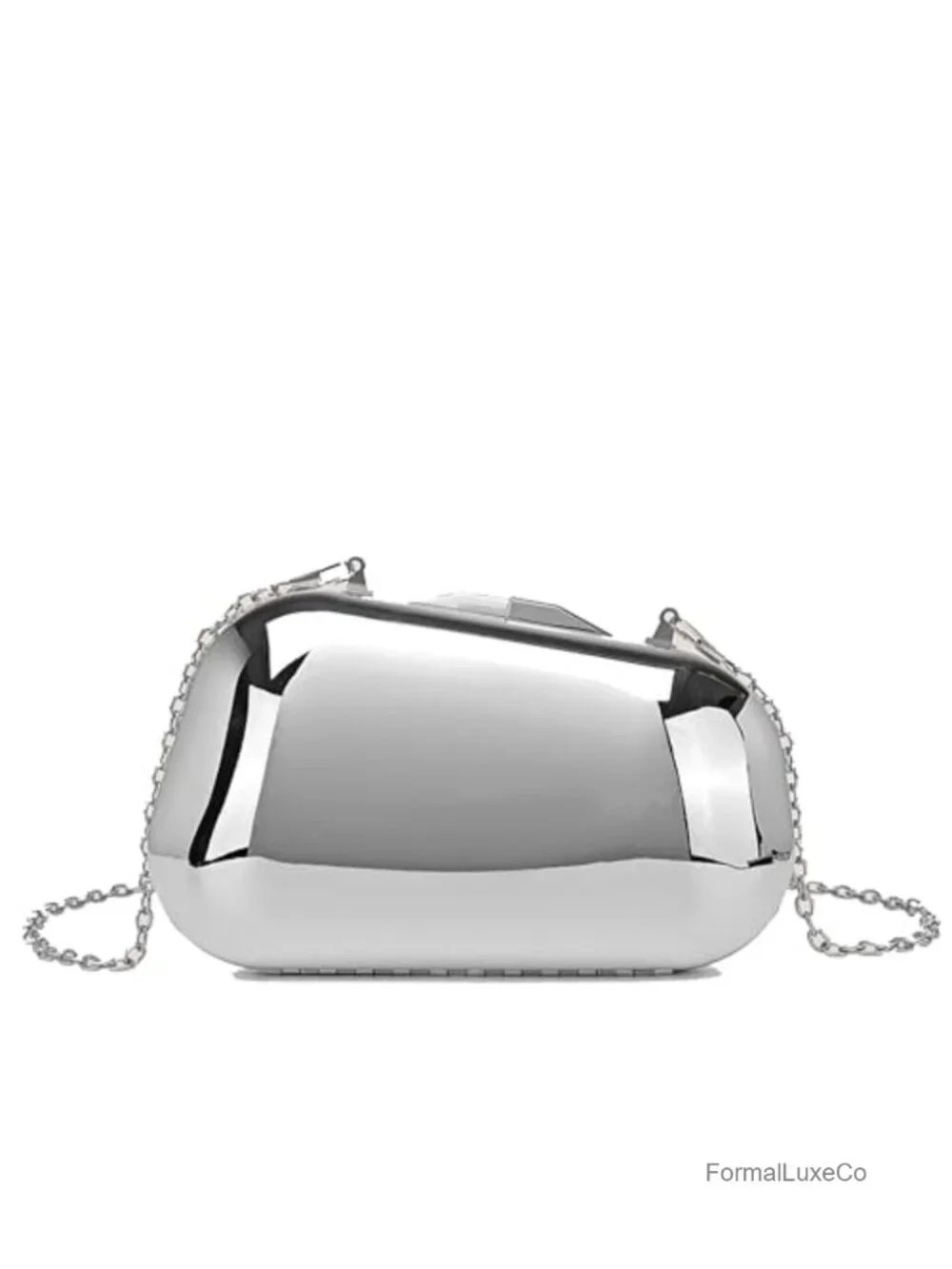Acrylic Shell Evening Clutch with Detachable Chain for Weddings Parties Prom